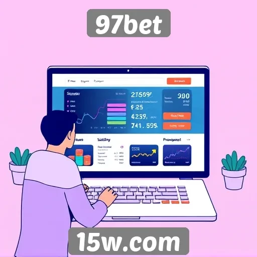 Interface e usabilidade do site 97bet